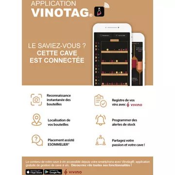 Cave à vin polyvalente							LA SOMMELIERE				VIP330VBLACK