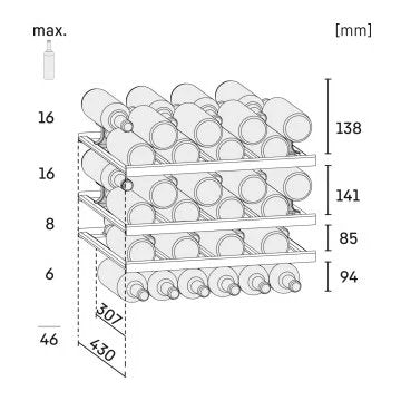 Cave à vin encastrable 							LIEBHERR				UWKes1752-26