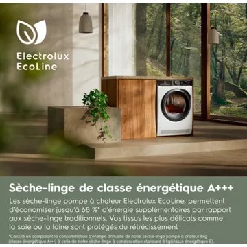 Sèche linge pompe à chaleur							ELECTROLUX				EW9H2923PC