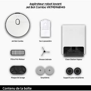 Robot Aspirateur Laveur							SAMSUNG 				Jet Bot Combo VR7MD96B14G