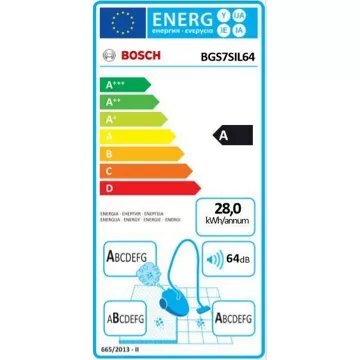 Aspirateur sans sac							BOSCH				BGS7SIL64 serie 8