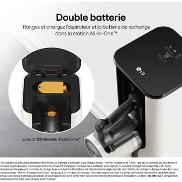 Aspirateur balai							LG				CordZero A9 Kompressor A9T-ULTRA1C