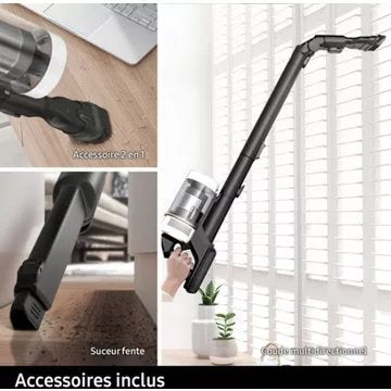 Aspirateur balai							SAMSUNG 				Bespoke Jet Plus complete VS20B95C43W