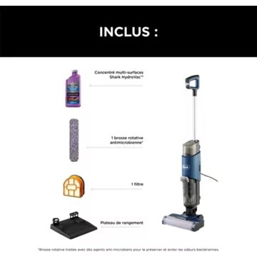 Aspirateur laveur							SHARK				avec fil Hydrovac WD100EU