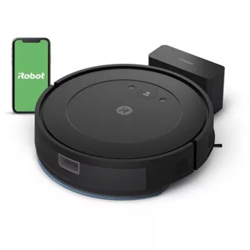 Robot Aspirateur Laveur IROBOT Roomba Combo Essential Y011040 noir