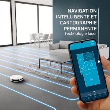 Robot Aspirateur Laveur							ROWENTA				RR8497WH X-Plorer Serie 70+