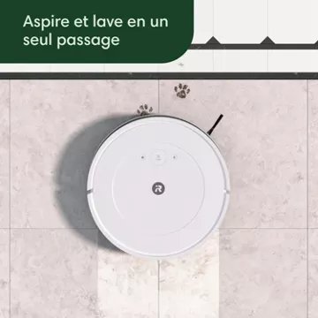 Robot Aspirateur Laveur							IROBOT				Roomba Combo Essential Y011240 blanc