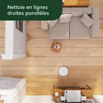 Robot Aspirateur Laveur							IROBOT				Roomba Combo Essential Y011240 blanc