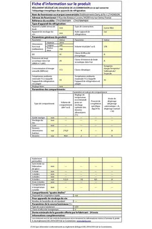 Refrigerateur congelateur en bas Thomson CTH378NFABIX