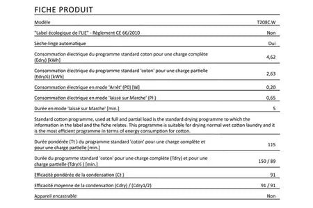 Sèche-linge Asko T208C.W
