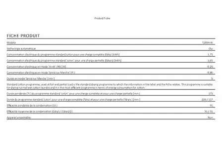 Sèche-linge Asko T209H.W