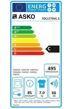 Sèche-linge Asko TDC1773VC.S