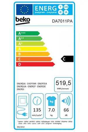 Sèche-linge Beko DA7011PA