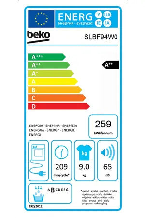 Sèche-linge Beko SLBF94W0