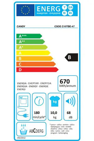 Sèche-linge Candy CSOE C10TBE-47