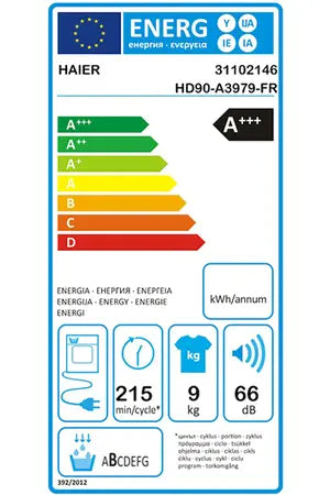 Sèche-linge Haier HD90-A3979