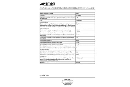 Sèche-linge SMEG DNP82SEIN