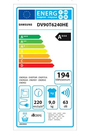 Sèche-linge Samsung DV90T6240HE