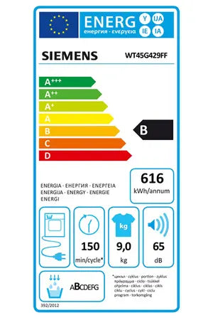Sèche-linge Siemens WT45G429FF